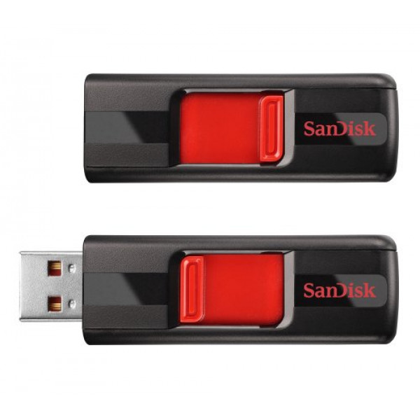 Unidad flash USB 2.0 Cruzer SanDisk de 16 GB, paquete de 2 (2x16 GB) - SDCZ36-016G-AFFP2