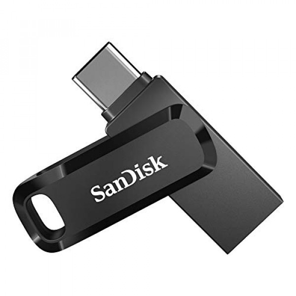 Unidad flash USB tipo C SanDisk Ultra Dual Drive Go de 256 GB, negro - SDDDC3-256G-G46