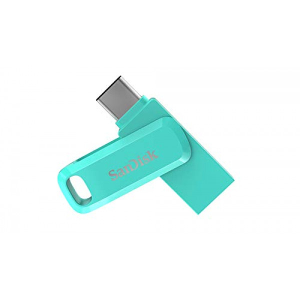 SanDisk 512GB Ultra Drive Dual Go USB Type-C Flash Drive, verde menta - SDDDC3-512G-G46G, verde menta