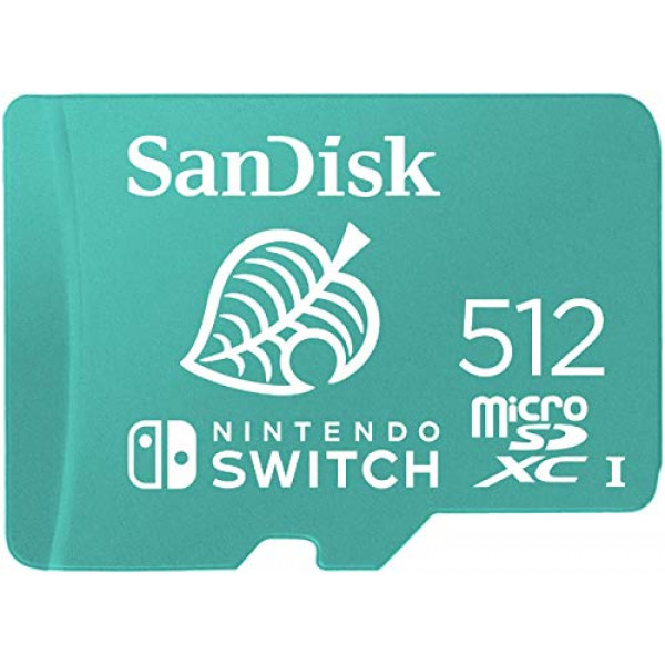 Tarjeta microSDXC SanDisk de 512 GB, con licencia para Nintendo Switch - SDSQXAO-512G-GNCZN
