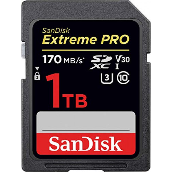 Tarjeta SanDisk Extreme PRO SDXC UHS-I de 1TB - C10, U3, V30, 4K UHD, tarjeta SD - SDSDXXY-1T00-GN4IN