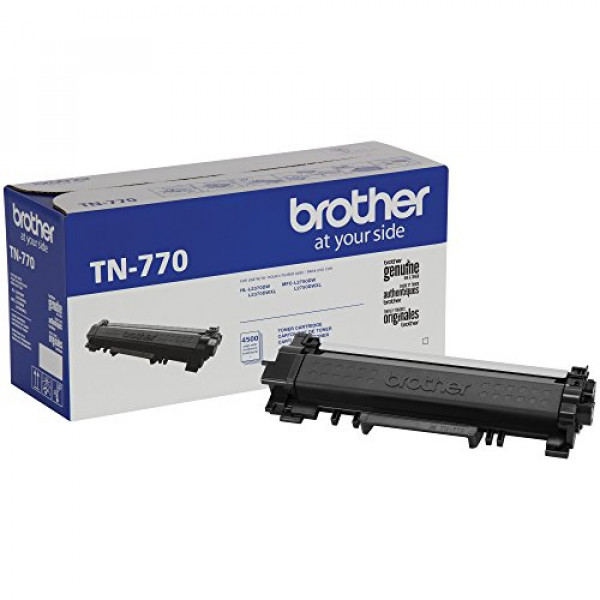 Brother TN-770 HL-L2370DW L2370DWXL MFC-L2750DW L2750DWXL Cartucho de tóner (negro) en embalaje minorista
