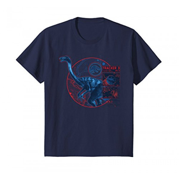 Camiseta para niños Jurassic World Fallen Kingdom: Red Tracker 3