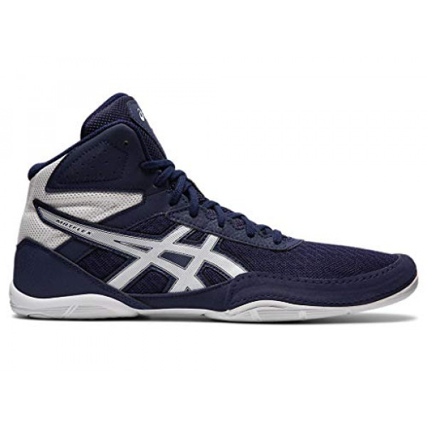 ASICS Matflex 6 Zapatos de lucha para hombre, 10M, Peacoat / Blanco