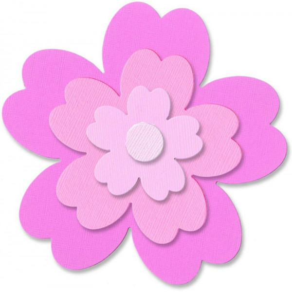 Sizzix Framelits Flowers # 3 4pc set # 657901 Minorista $ 19.99 por Rachel Bright