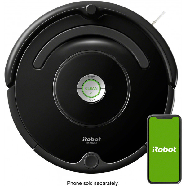 iRobot - Robot aspirador con conexión Wi-Fi Roomba 675 - Negro