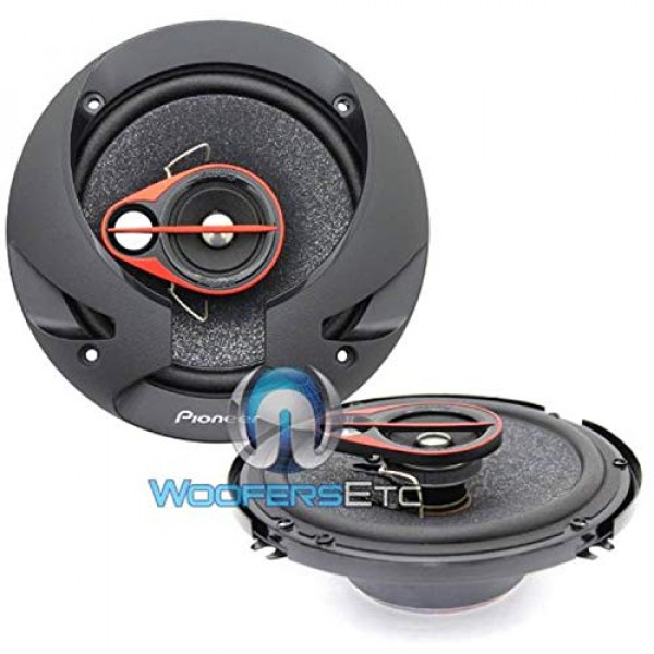 Pioneer Altavoz de audio para automóvil coaxial de 3 vías y 80 W de 6.5 pulgadas, juego de 2