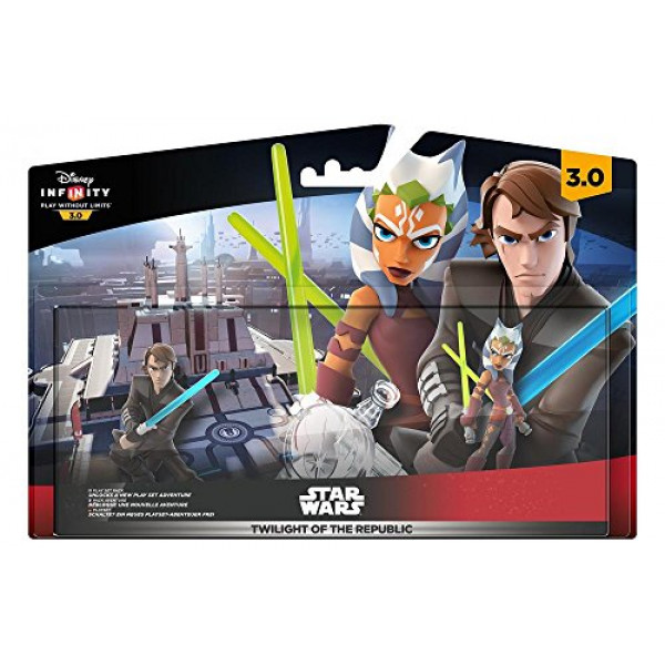 Disney Infinity 3.0 Star Wars Twilight of The Republic Playset Caja dañada