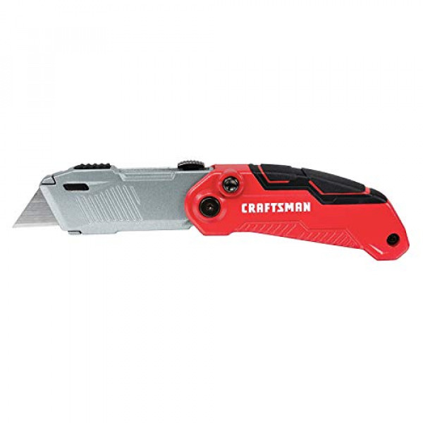 Cuchillo para uso general CRAFTSMAN, apertura asistida, plegable retráctil (CMHT10933)
