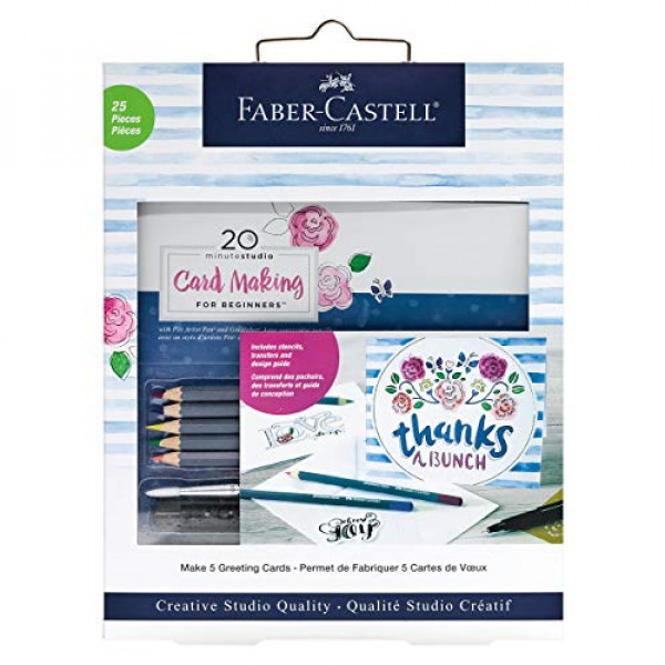 Faber-Castell 20 Minute Studio Card Making for Beginners - Crea tus propias tarjetas de felicitación con acuarelas