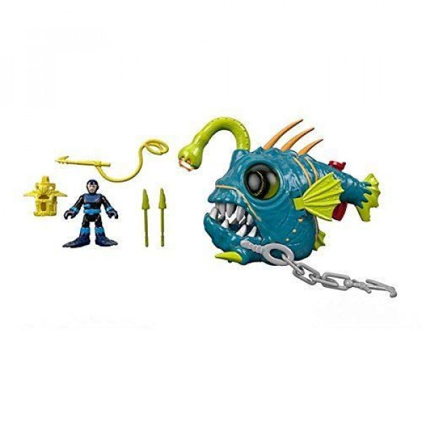 Nuevo - Imaginext Ocean Fighting Rape con figura de buzo