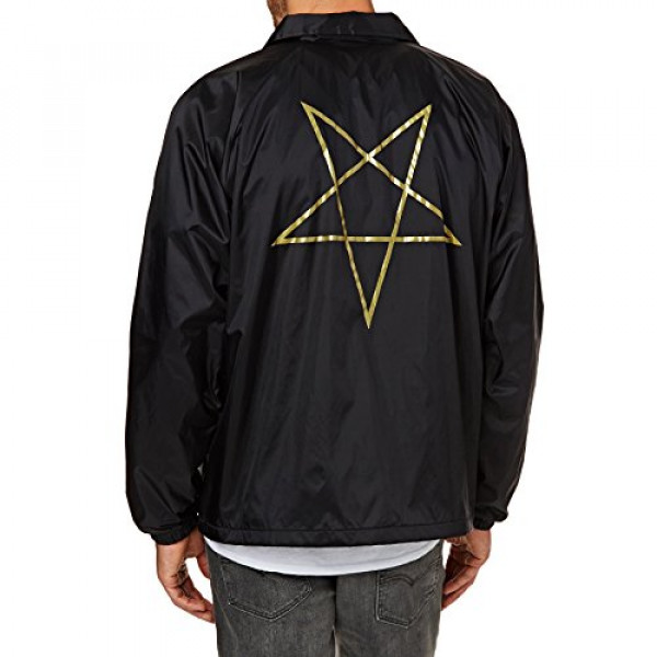 Chaqueta Thrasher Pentagram Coach Pequeña Negra