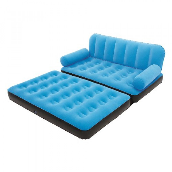 Sofá inflable Bestway Multi-Max con bomba de aire, azul