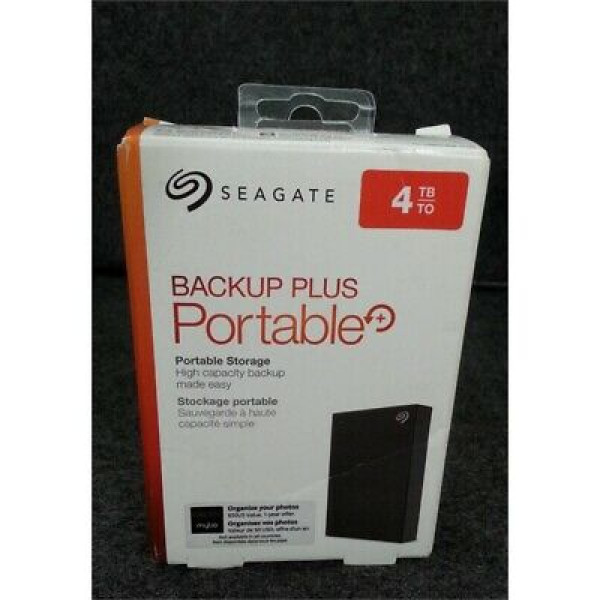 Seagate STHP4000400 Backup Plus Disco duro externo portátil 4TB USB 3.0 Negro