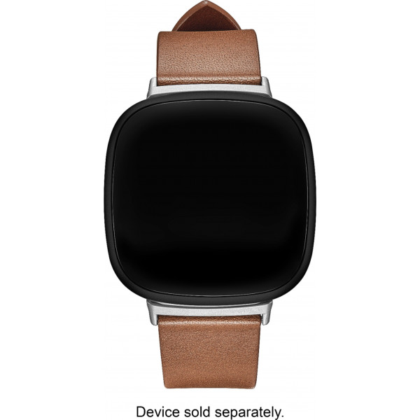 Platinum ™ - Correa de reloj de cuero Horween para Fitbit Versa 3 y Fitbit Sense - Cobre