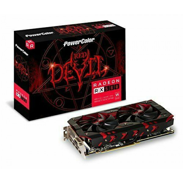 Freeshipnew PowerColor Red Devil Radeon RX 580 8GB GFX-AXRX5808GBD53DHOC