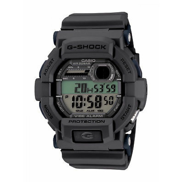 Reloj Casio G-Shock para hombre de cuarzo digital de resina gris deportivo de 53,5 mm GD350-8
