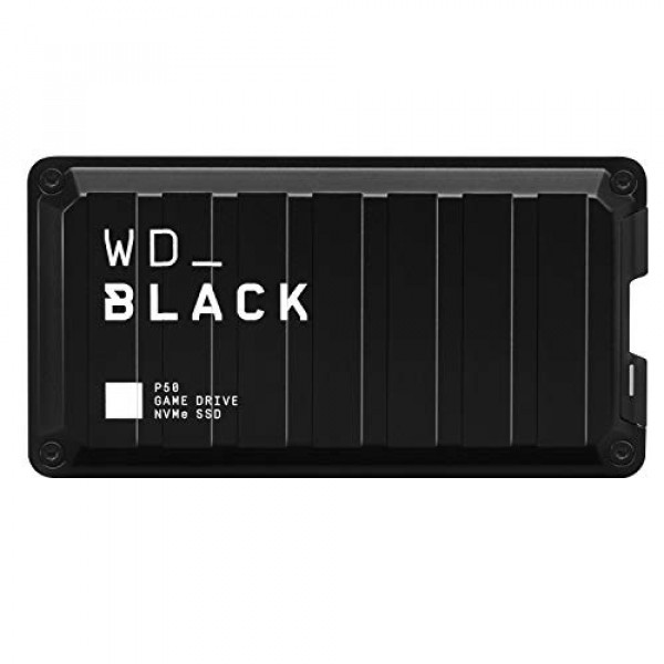 WD_Black 500GB P50-Game Drive Unidad de estado sólido externa portátil SSD, compatible con Playstation-Xbox, PC y Mac, hasta 2,000 MB / s - WDBA3S5000ABK-WESN