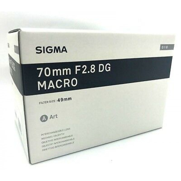 Nuevo Lente Artística Macro SIGMA 70mm f / 2.8 DG para Sony E Mount Full Frame fabricado en Japón