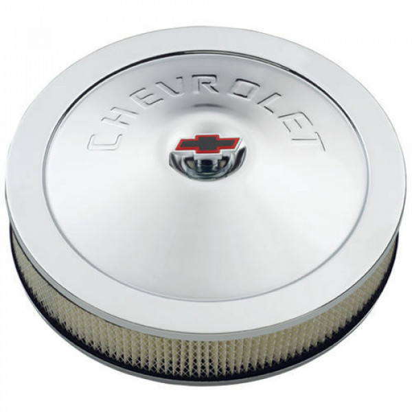Proform 141-302 Kit de filtro de aire clásico de 14 con tuerca central de pajarita para Chevy