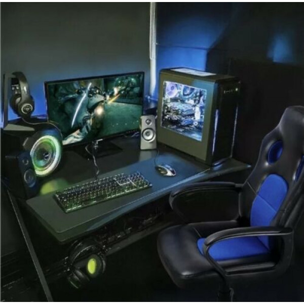 Silla de escritorio de oficina ejecutiva de cuero Silla giratoria ergonómica para computadora Silla para juegos
