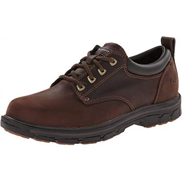 Zapatos de golf Skechers Segment Relaxed Fit Oxford para hombre, Marrones, 9.5 US