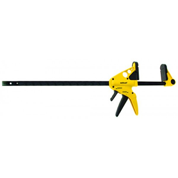 Wolfcraft 3450403TV Abrazadera y esparcidor de barra de una mano Quick-Jaw, 24 pulg.