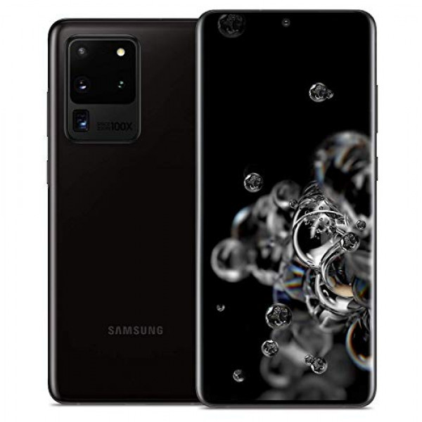 Samsung Galaxy S20 Ultra G988B Smartphone Android desbloqueado de 128 GB GSM (variante internacional / LTE compatible con EE. UU.) - Negro cósmico