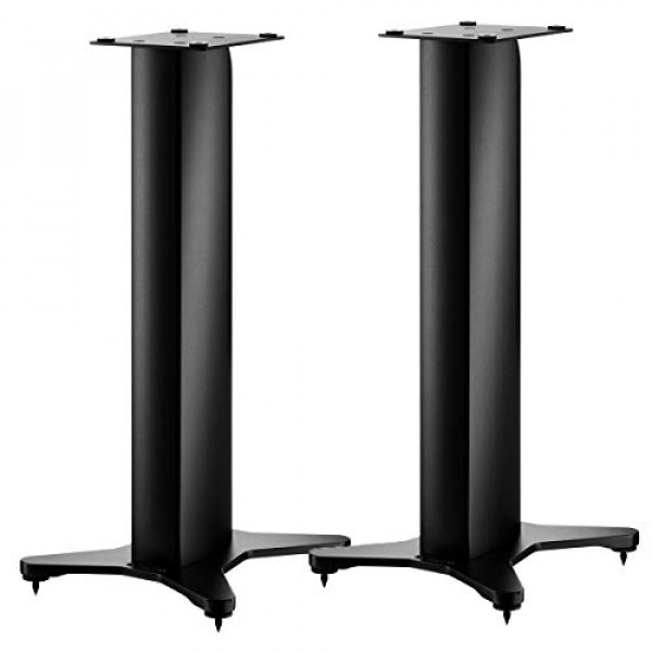 DYNAUDIO Stand 10 soportes de altavoz para altavoces de estantería, par (negro satinado)
