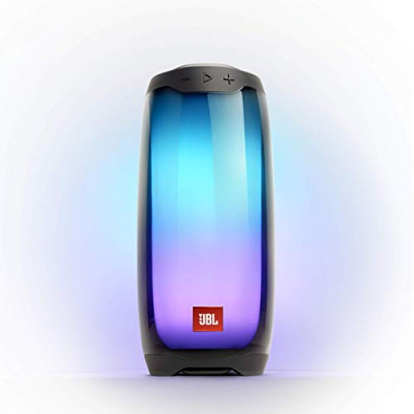 Altavoz Bluetooth portátil impermeable JBL Pulse 4 con espectáculo de luces - Negro (renovado)