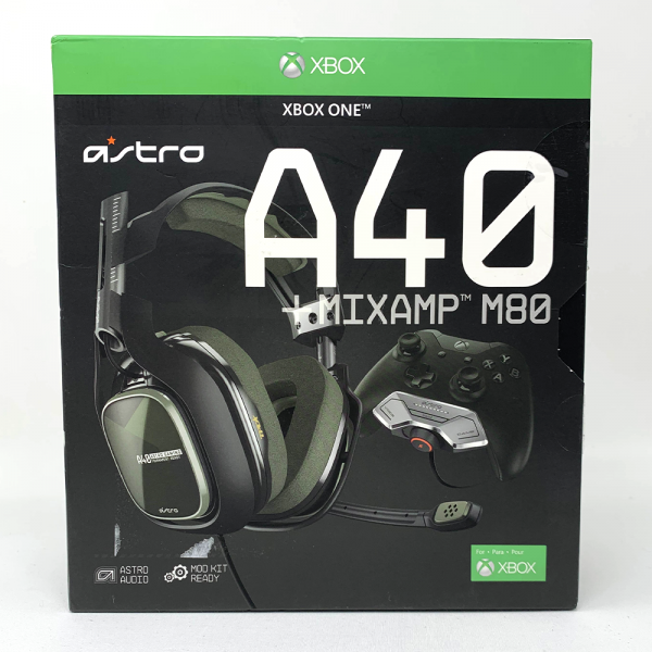 ASTRO - Auriculares para juegos A40TR + MixAmp M80 - Xbox One - Negro