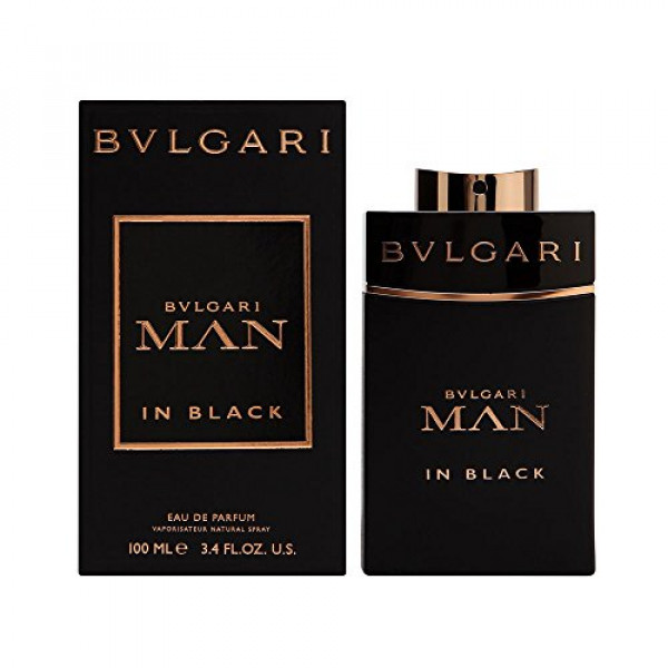 Bvlgari Man in Black Eau de Parfum Spray para hombres, 3.4 onzas