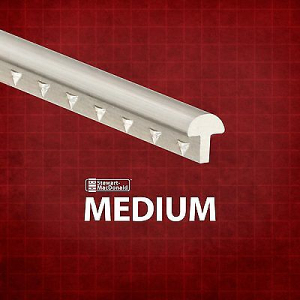 StewMac Medium Fretwire, mediano / mediano, paquete de 68 pies (1 libra)