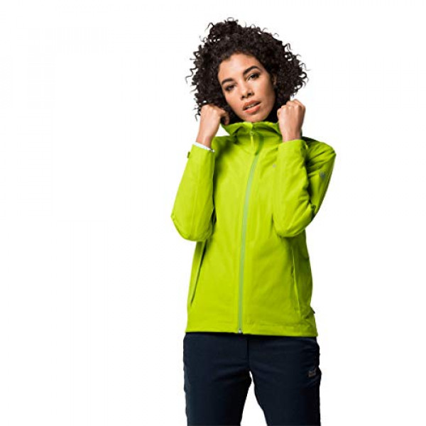 Jack Wolfskin Jwp Shell W para mujer, lima brillante, XL