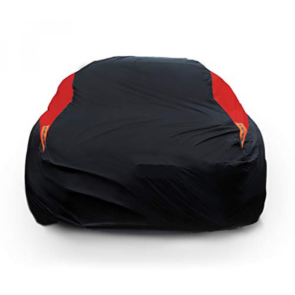 MORNYRAY Funda para coche impermeable para todo clima, resistente al viento, a prueba de nieve, protección UV, exterior, interior, cubierta completa para coche, ajuste universal para sedán (longitud del sedán de 186-193 pulgadas)