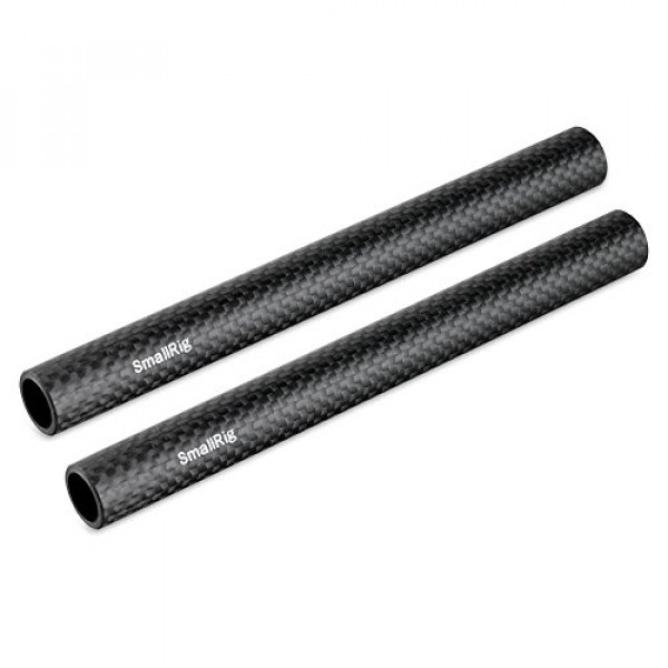 Varillas de fibra de carbono SmallRig de 15 mm (6 pulgadas) para sistema de soporte de riel de 15 mm - 1872