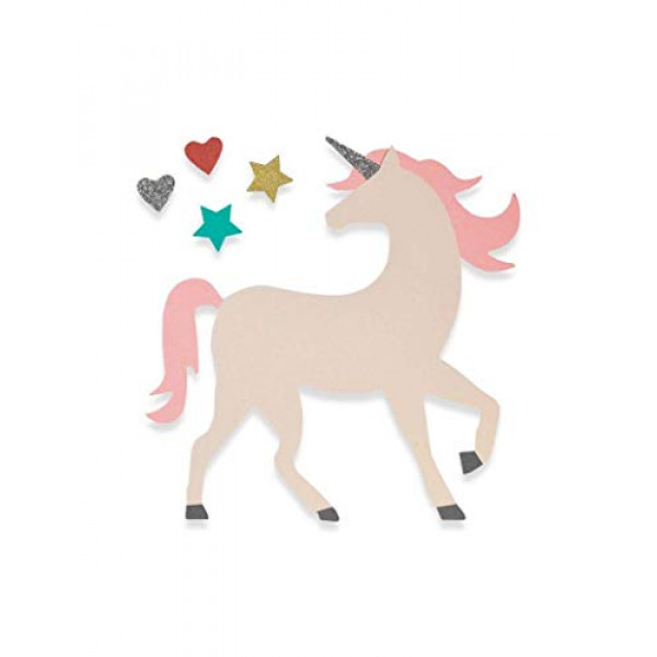 Sizzix Bigz Die 662503, Unicornio de Samantha Barnett, multicolor, talla única, plástico, madera, acero