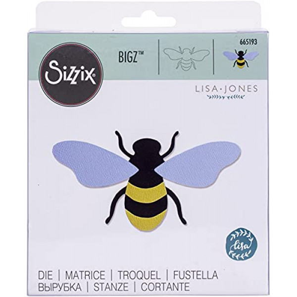 Sizzix Bigz Die Queen Bee de Lisa Jones, 665193, multicolor
