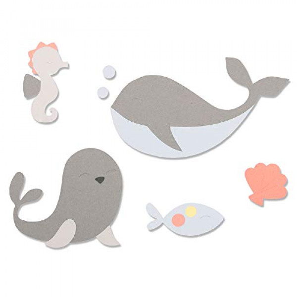 Sizzix Bigz Die Ocean Friends de Olivia Rose, multicolor
