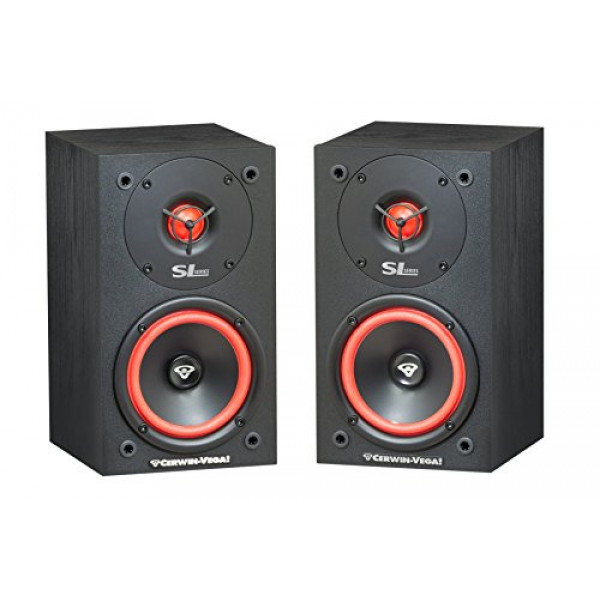 Cerwin-Vega SL-5M 5 1/4 Altavoz de estantería de 2 vías, par