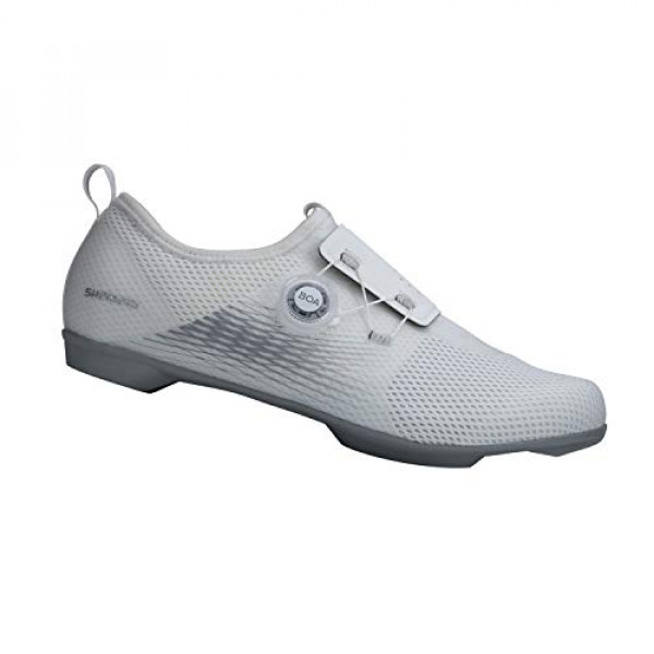 SHIMANO SH-IC500 Calzado de ciclismo indoor de alto rendimiento, Blanco, Mujer EU 36 | Mujeres US 5-5.5