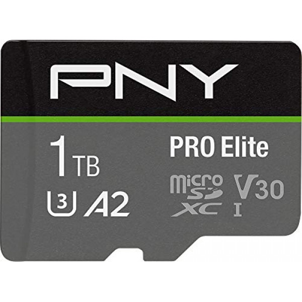 Tarjeta de memoria flash microSDXC PNY 1TB PRO Elite Class 10 U3 V30