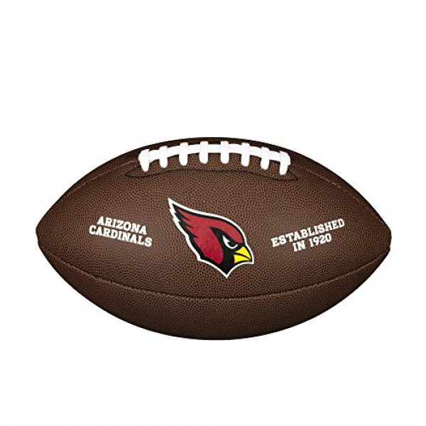 Fútbol compuesto con logotipo del equipo de la NFL, oficial - Arizona Cardinals