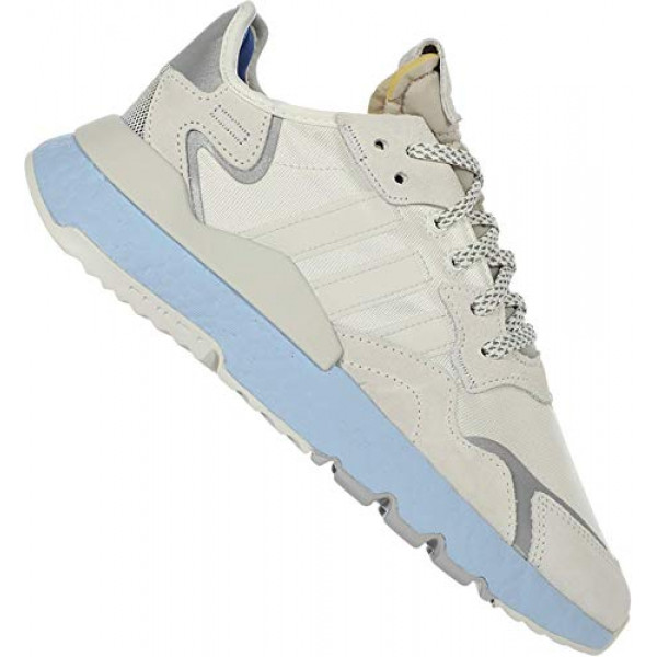 adidas WM Nite Jogger Blanco roto / Blanco roto / Azul brillante 8