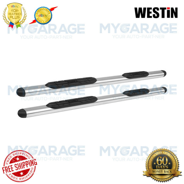 Westin para 04-18 Titan / 16 Titan XD Pasos de tubo ovalados de 4 Inoxidable pulido 22-5030