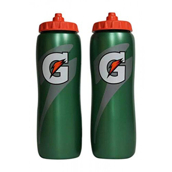 Botella para deportes acuáticos Gatorade de 32 onzas, paquete de 2, nuevo diseño de fácil agarre