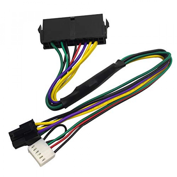 COMeap Cable adaptador de alimentación ATX de 24 pines a 6 pines para HP Z220 Z230 SFF MT TWR Series 4000 6005 8300 ProDesk 600 G1 EliteDesk 800 G1 13 pulgadas (33 cm)