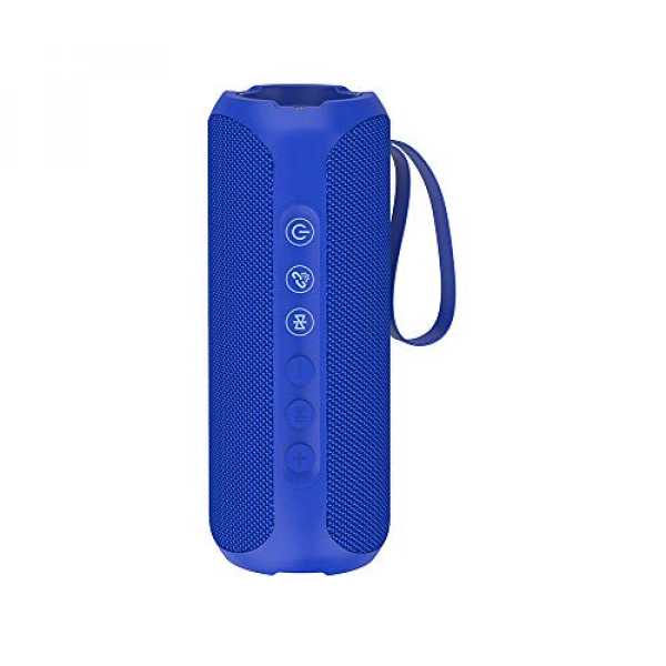 Wharfedale Altavoz Bluetooth portátil resistente al agua con sonido estéreo de 20 W, conexión TWS, micrófono incorporado, altavoz inalámbrico portátil para el hogar y el exterior