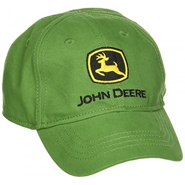 Gorra de béisbol John Deere Trademark, verde, juvenil (Big Boys)