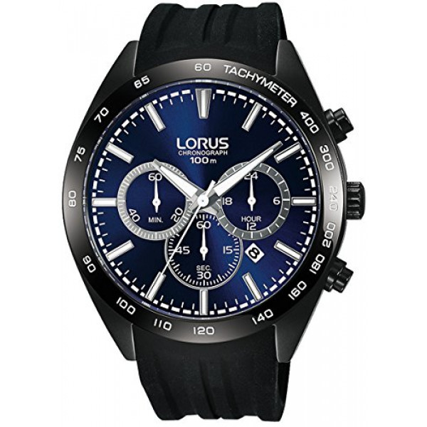 Lorus Sport Man Reloj analógico de cuarzo para hombre con pulsera de silicona RT305GX9